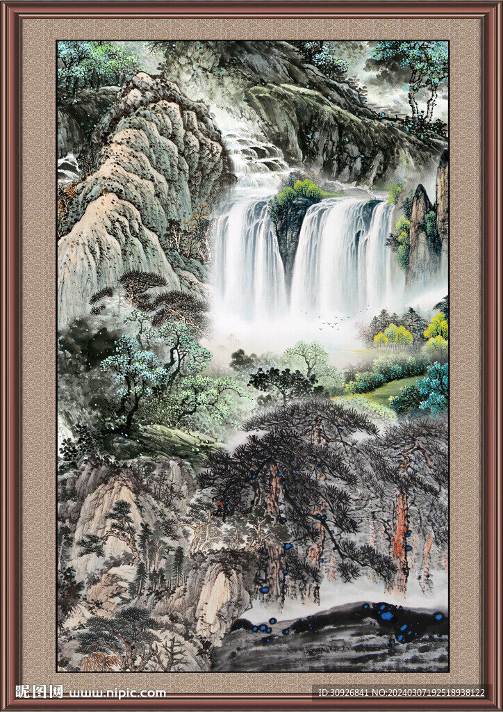 国画山水画
