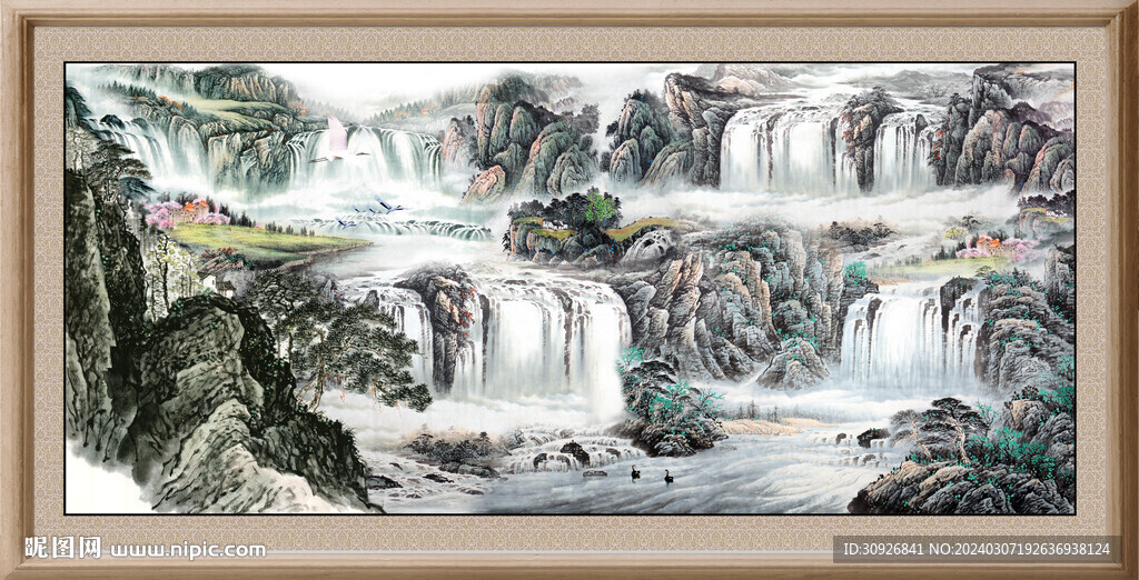 国画山水画