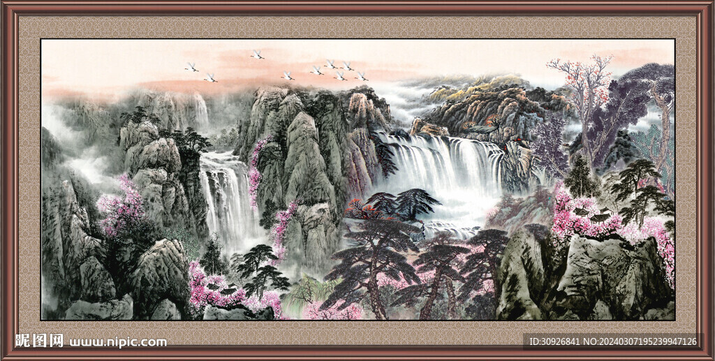 中国画风景 