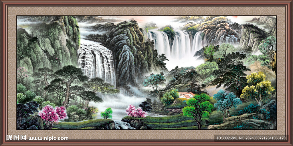 中国画风景 