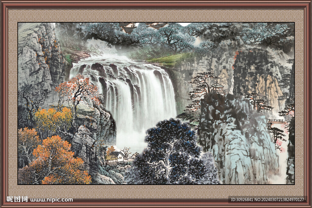 中国画风景 