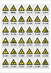 工地安全警示标示牌