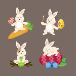 卡通可爱兔子