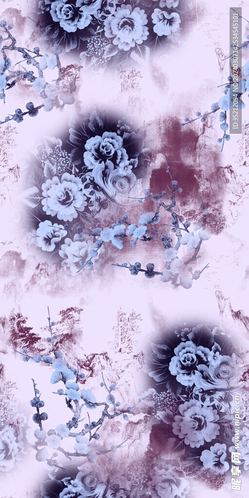 扎染花