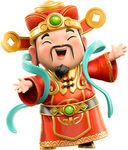 红色财神爷