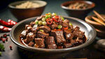 酱牛肉，牛肉粒