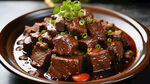 酱牛肉，颜色要红润一点，牛肉块
