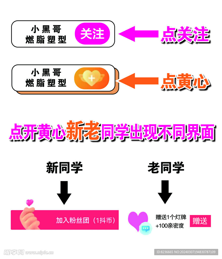 抖音直播粉丝团海报 