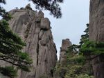 黄山奇石龟兔赛跑