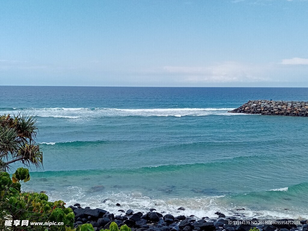 澳大利亚黄金海岸海滨风景