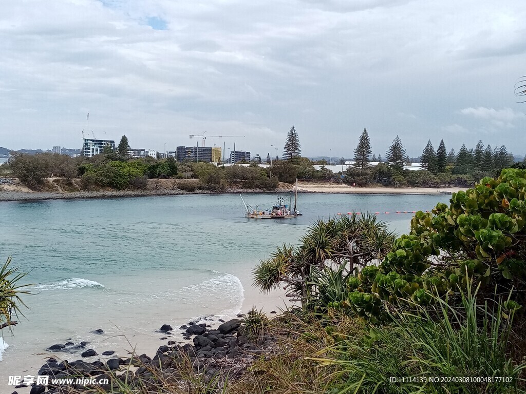 黄金海岸海滨风景