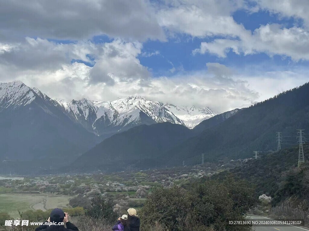 雪山风景图片