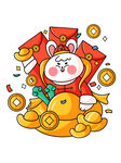 兔年元宝兔
