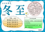 二十四节气冬至手抄报小报