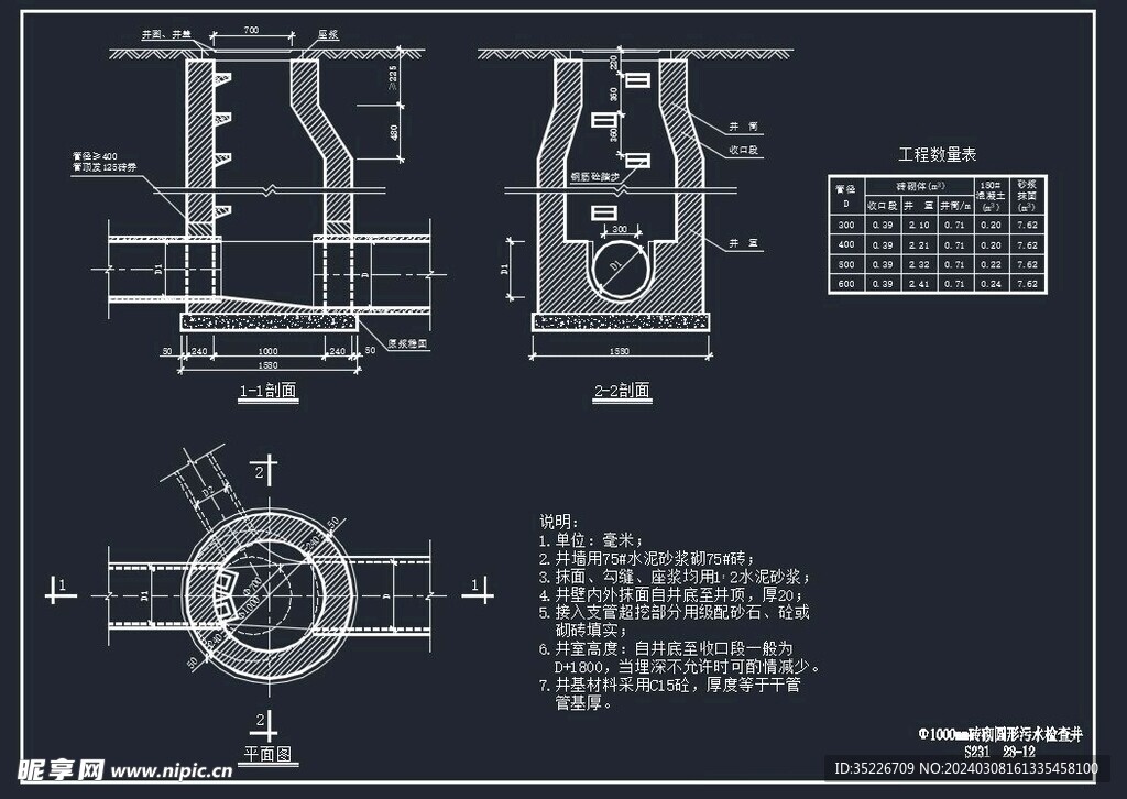 排污井大样