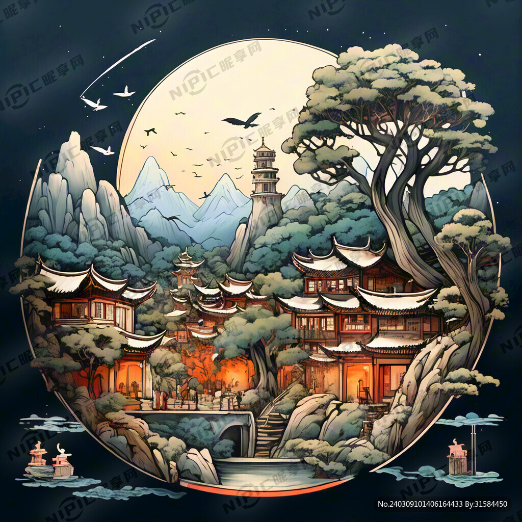 圆周率手抄报 线稿 小报 插画