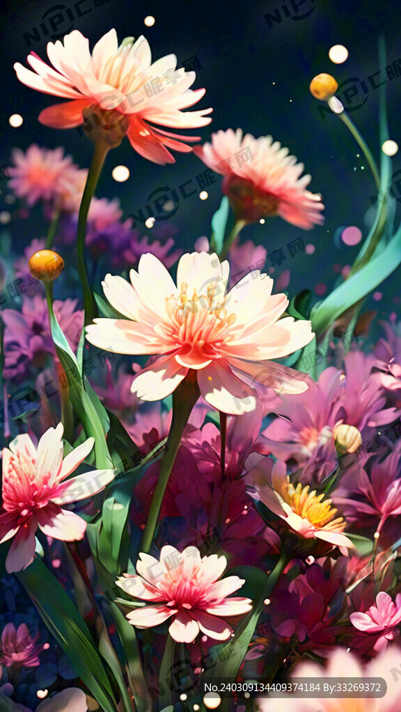 花海 五颜六色 春天