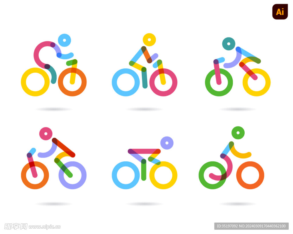骑行运动logo
