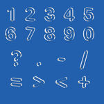 水晶字冰透字硫酸字3D字可改颜
