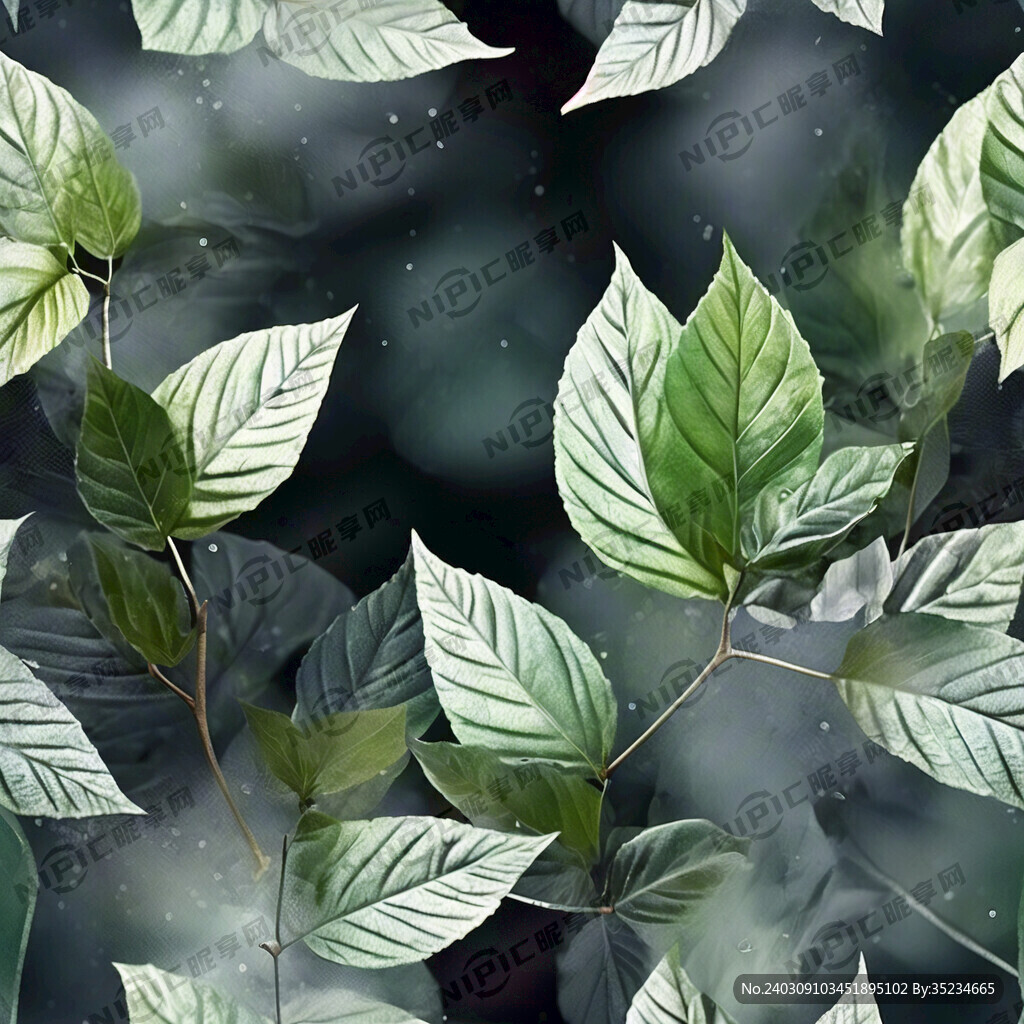 朦胧 模糊 淡绿色。浅色 叶子