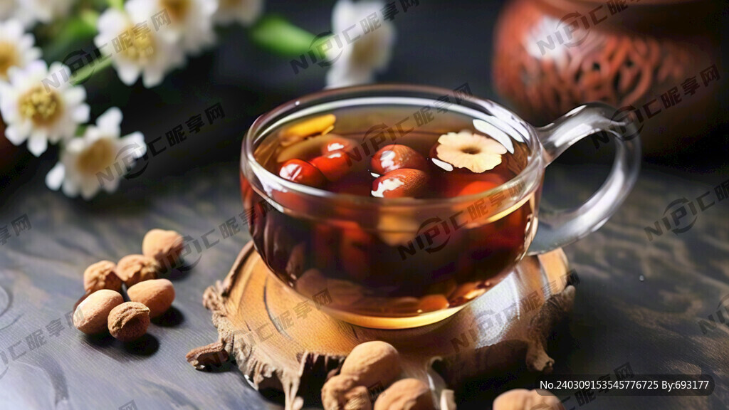 桂圆红枣枸杞茶