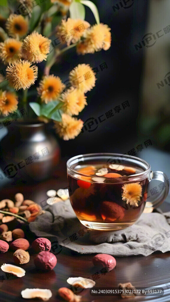桂圆红枣枸杞茶