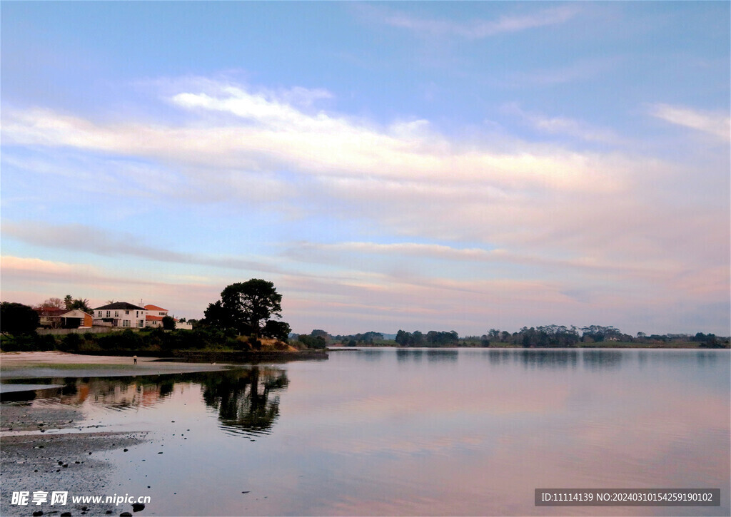 奥克兰海边小镇风景