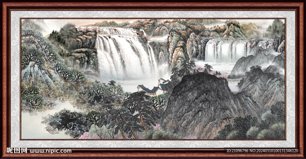 山水风景画 