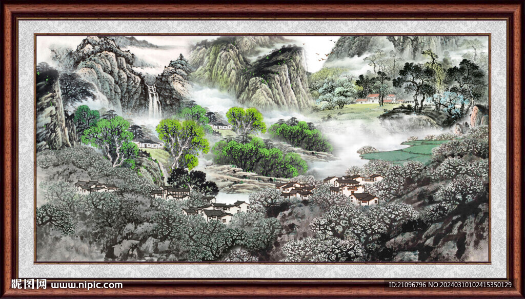山水风景画 