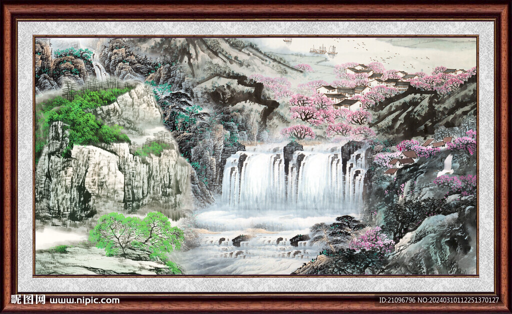 国画风景画 