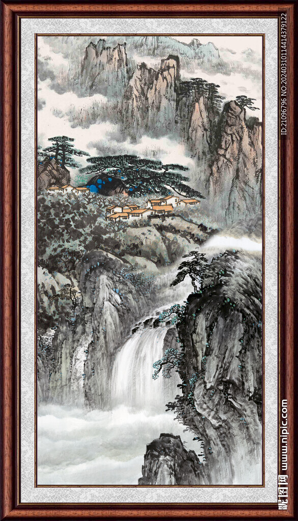 国画风景画 