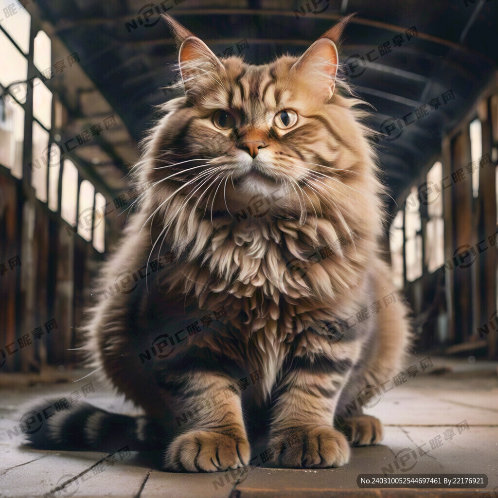 一只特别大的猫