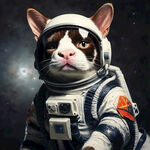奶牛猫宇航员