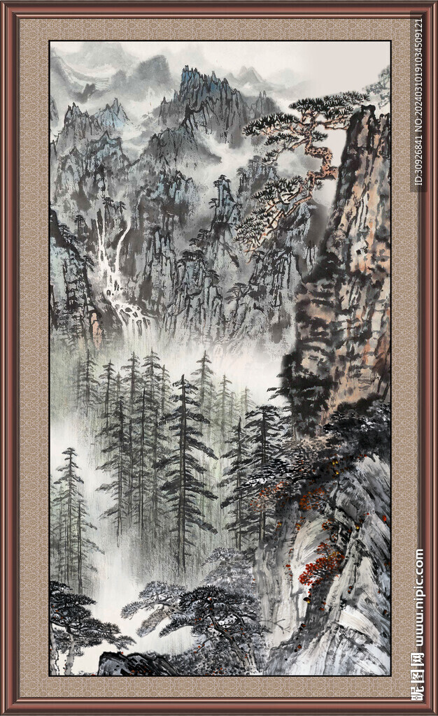 玄关山水