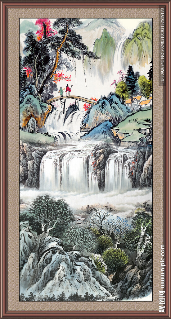 玄关山水