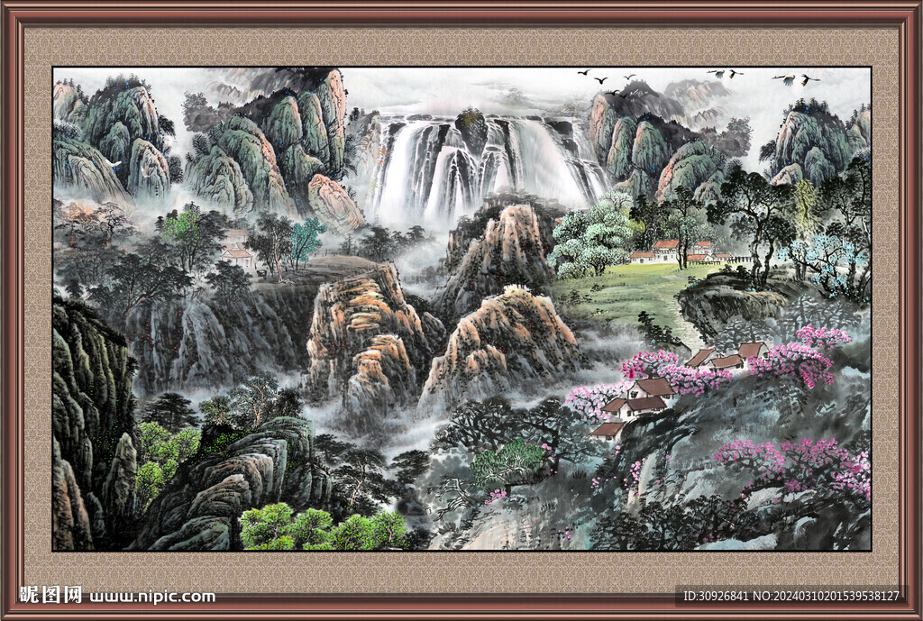 新中式山水画