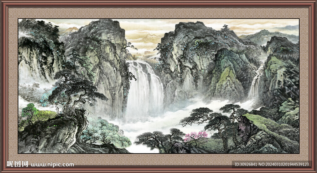 新中式山水画