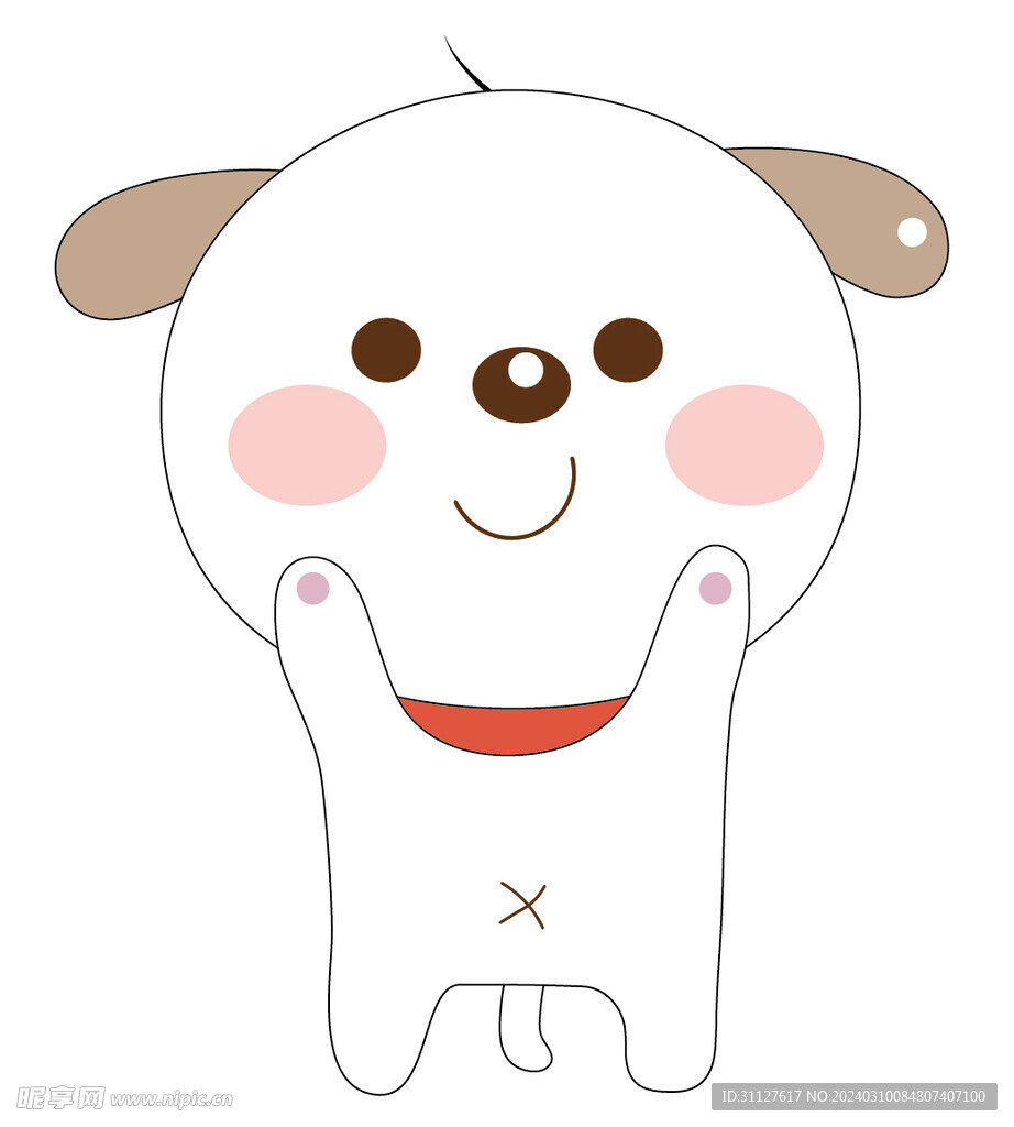 卡通小狗