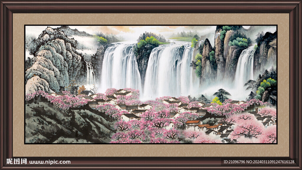 山水风景画 