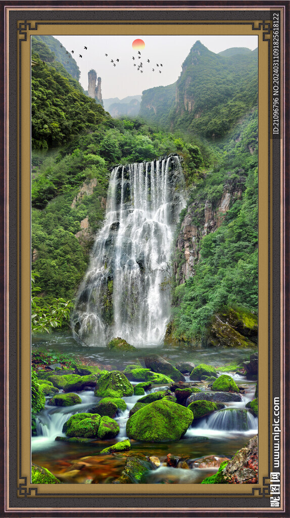 山水风景画 