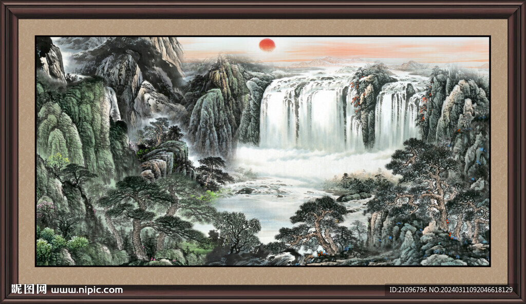 山水风景画 