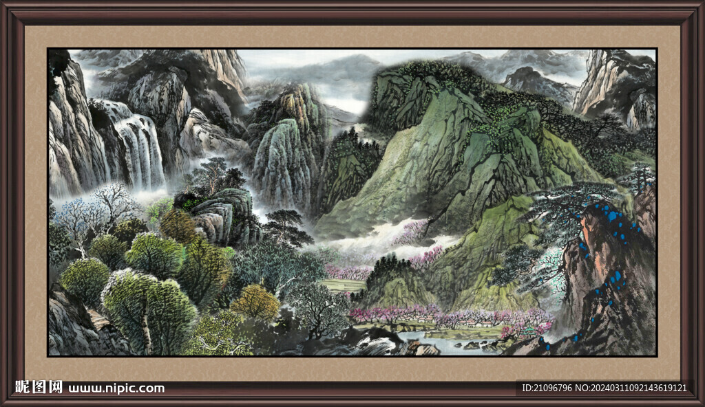 山水风景画 