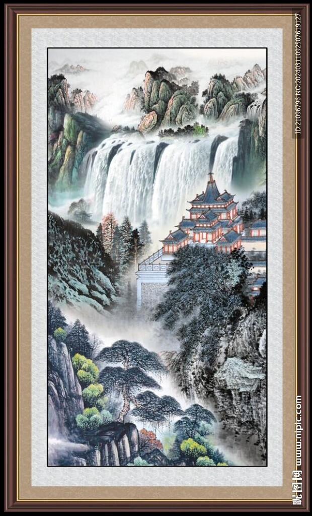 山水风景画 