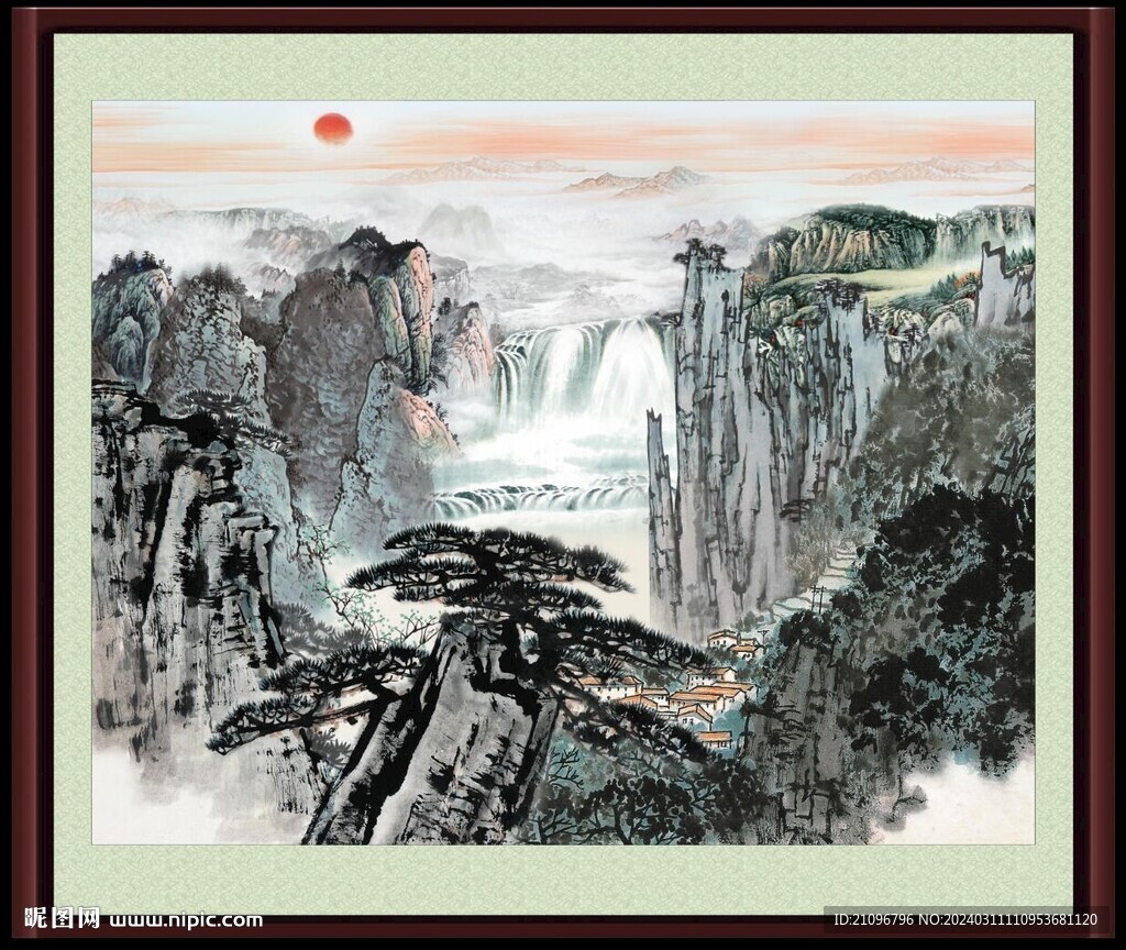 山水画 