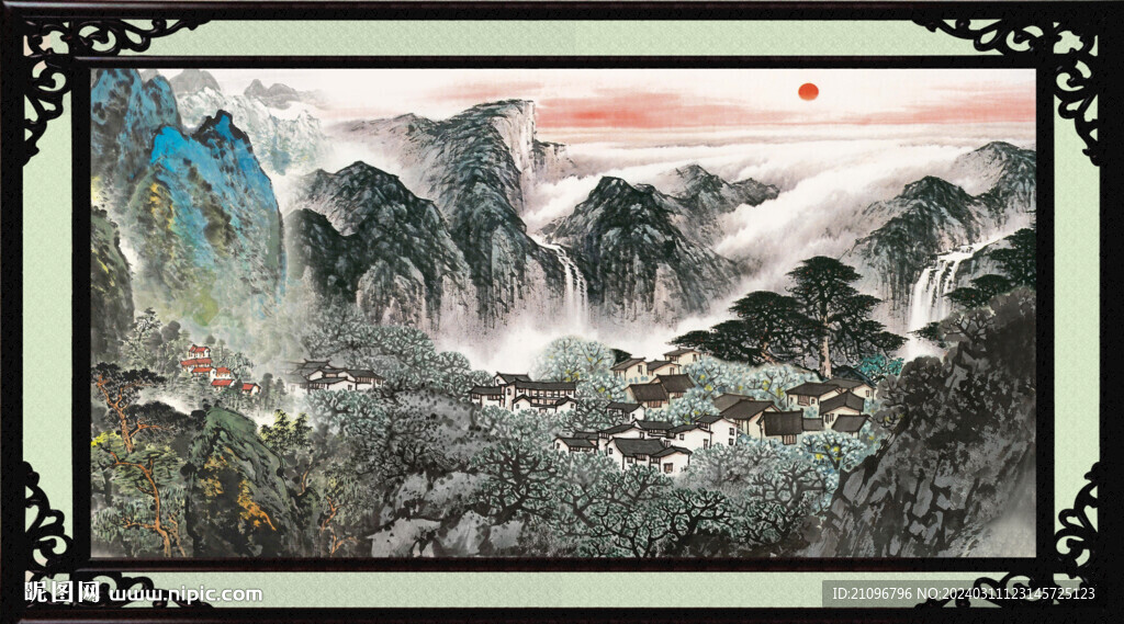 山水 