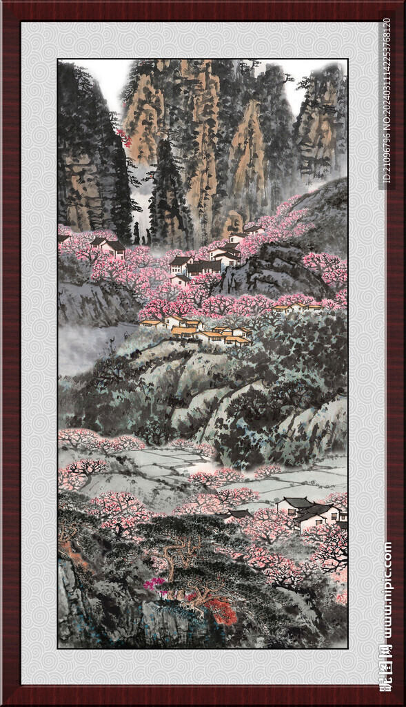 山水国画 