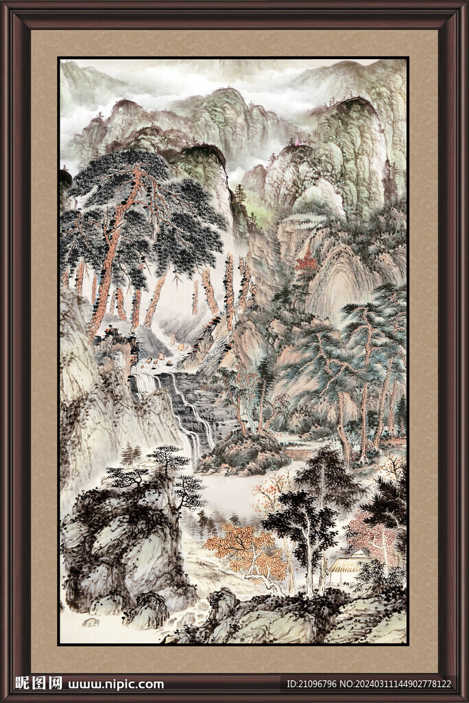 山水国画 