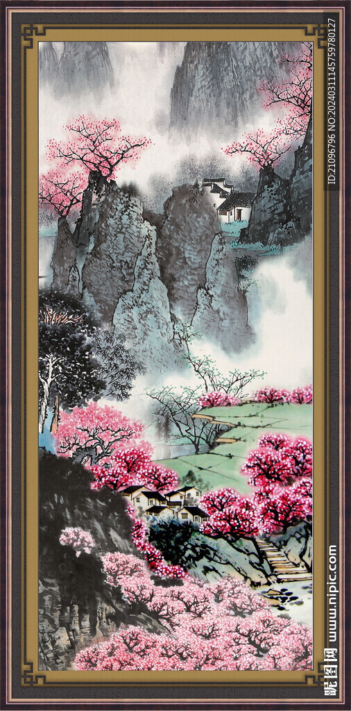 山水国画 