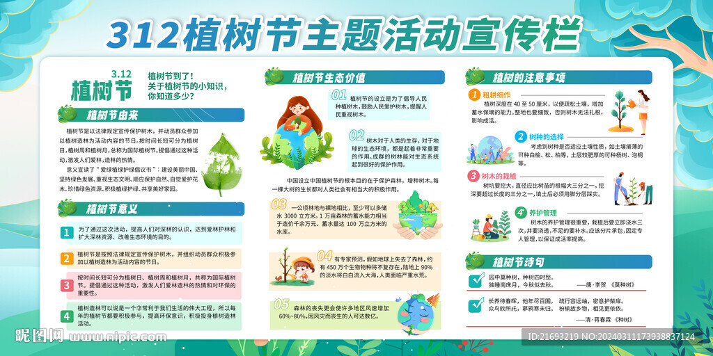 植树节宣传