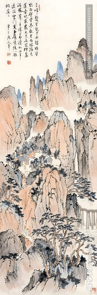 中国水墨山水画